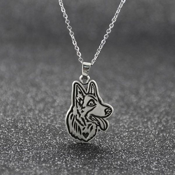 chains vintage silver color long german shepherd pendant necklace dog necklaces for women men jewelry collier femme gifts
chains vintage silver color long german shepherd pendant necklace dog necklaces for women men jewelry collier femme gifts
