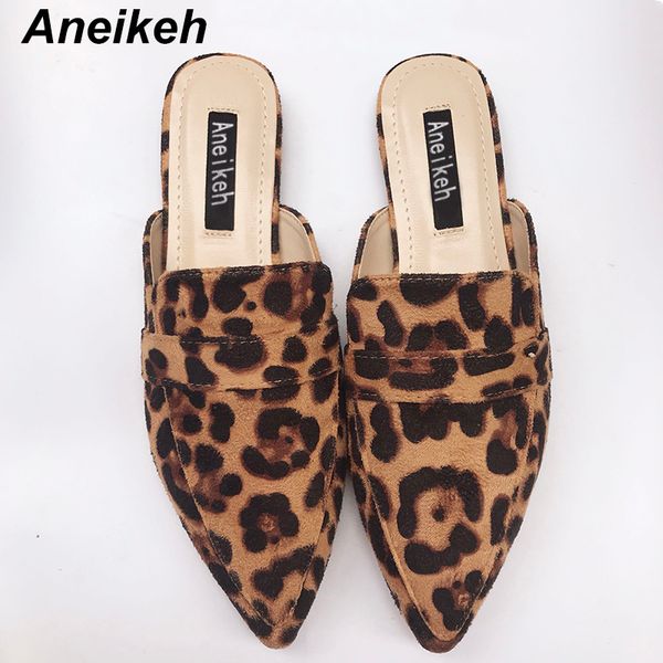 aneikeh new summer flats mules lady sandals slippers leopard print slip on pointed toe women mules outdoor slipper shoes slides x1020, Black
aneikeh new summer flats mules lady sandals slippers leopard print slip on pointed toe women mules outdoor slipper shoes slides x1020, Black