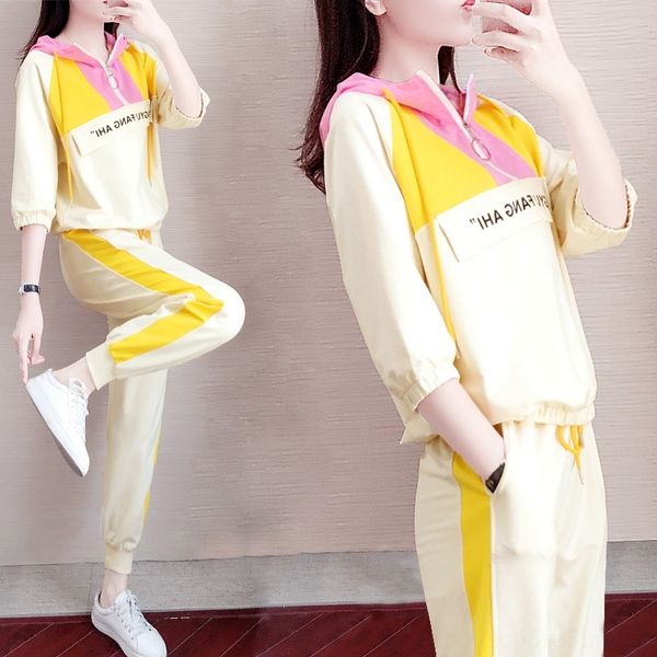 a5huh 2020 spring and autumn new sweater korean style loose student sleeve sweater large size long fashion elastic pants two-piece su, Gray
a5huh 2020 spring and autumn new sweater korean style loose student sleeve sweater large size long fashion elastic pants two-piece su, Gray