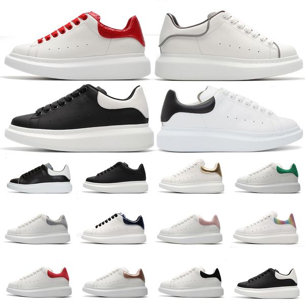 new platform shoes fashion white men's women shoes leather lace up sole sneakers white black outdoor casual shoes sneakers with box
new platform shoes fashion white men's women shoes leather lace up sole sneakers white black outdoor casual shoes sneakers with box