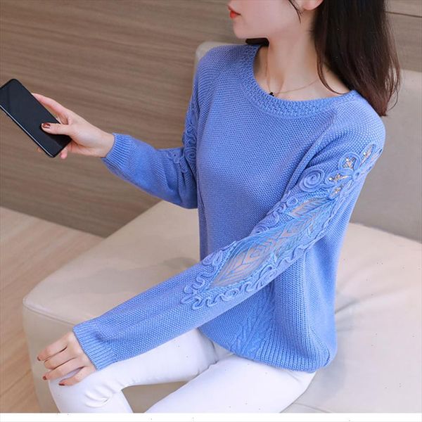 2021 spring female knitted pullover sweater o neck long sleeve pull jumper ladies thin lace pull women fashhion jumper, White;black
2021 spring female knitted pullover sweater o neck long sleeve pull jumper ladies thin lace pull women fashhion jumper, White;black