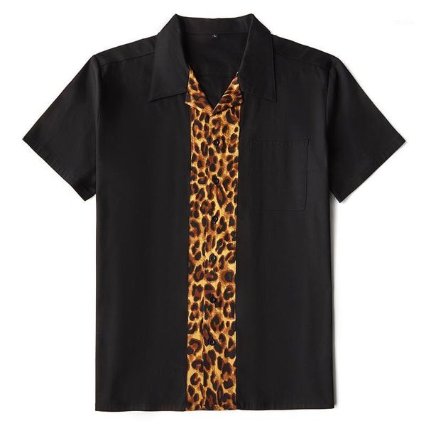 men shirt vintage 1950s rockabilly mens shirt rock n roll short sleeve leopard checkerboard prind punk rave retro hip hop1, White;black
men shirt vintage 1950s rockabilly mens shirt rock n roll short sleeve leopard checkerboard prind punk rave retro hip hop1, White;black