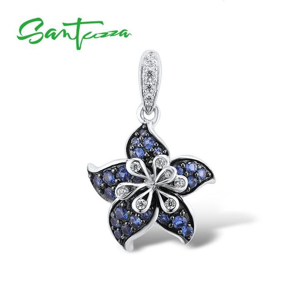 santuzza silver pendant for women 925 sterling silver charming blue star flower fashion trendy gift fine jewelry q1116
santuzza silver pendant for women 925 sterling silver charming blue star flower fashion trendy gift fine jewelry q1116