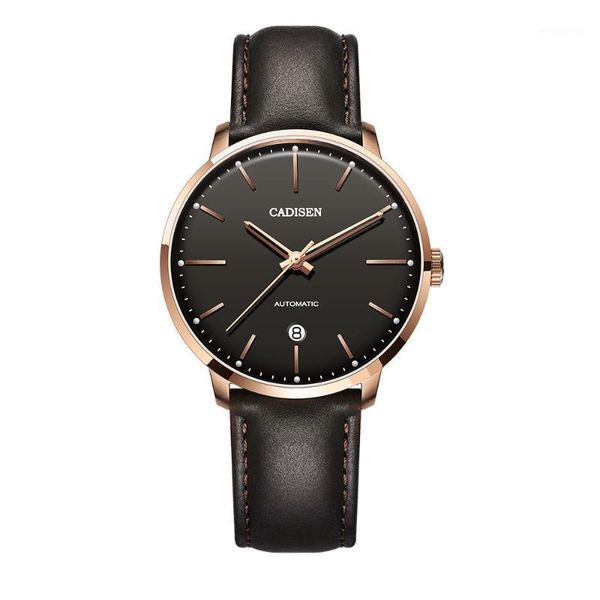 cadisen men watches automatic mechanical watch miyota 8215 clock leather casual business retro wristwatch relojes hombre 20201, Slivery;brown
cadisen men watches automatic mechanical watch miyota 8215 clock leather casual business retro wristwatch relojes hombre 20201, Slivery;brown