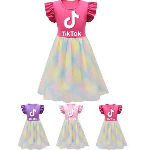 tik tok short sleeve dress pink rose purple cotton toddlers dresses girls fashion dresses, Red;yellow
tik tok short sleeve dress pink rose purple cotton toddlers dresses girls fashion dresses, Red;yellow