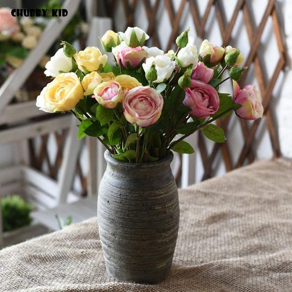 decorative flowers & wreaths 12pcs / lot wholesale 4 heads artificial rose silk wedding flower camellia roses fake core rosa
decorative flowers & wreaths 12pcs / lot wholesale 4 heads artificial rose silk wedding flower camellia roses fake core rosa