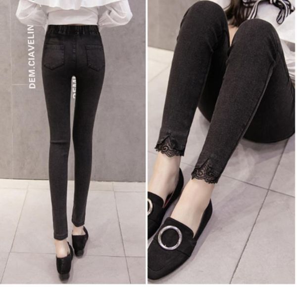 2019 new spring plus size casual fat womens slim elasticity jeans with lace diamond zippers long pants 200kg weight 3xl 4xl 5xl1, Blue
2019 new spring plus size casual fat womens slim elasticity jeans with lace diamond zippers long pants 200kg weight 3xl 4xl 5xl1, Blue