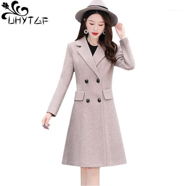 uhytgf wool coat woman pure color wild elegant female long coats fashion double-breasted quality autumn winter woolen jacket 9861, Black
uhytgf wool coat woman pure color wild elegant female long coats fashion double-breasted quality autumn winter woolen jacket 9861, Black