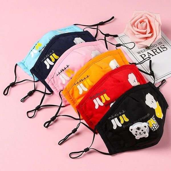 cloth with and valve reusable kids cartoon masks cotton breather anti dust filter face mask pm2.5 aha607
cloth with and valve reusable kids cartoon masks cotton breather anti dust filter face mask pm2.5 aha607