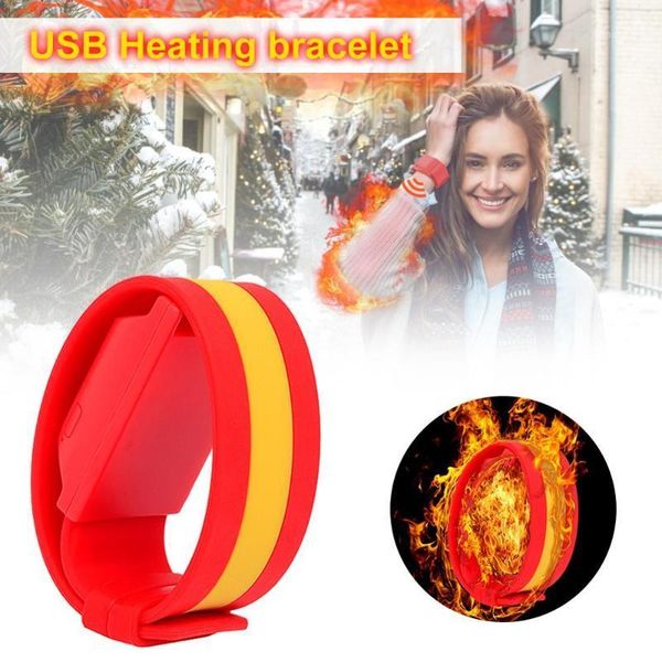 1piece smart self-warming bracelet winter usb charging warm heating band belt wearable wrist pad warmers for men women kids1, Black;gray
1piece smart self-warming bracelet winter usb charging warm heating band belt wearable wrist pad warmers for men women kids1, Black;gray