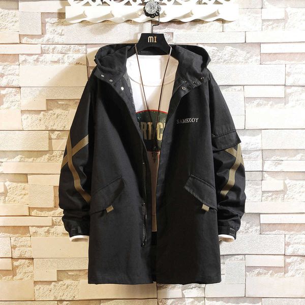 2019 mid long windbreaker men's korean spring autumn fattening plus size cotton youth fashion jacket trend, Tan;black
2019 mid long windbreaker men's korean spring autumn fattening plus size cotton youth fashion jacket trend, Tan;black