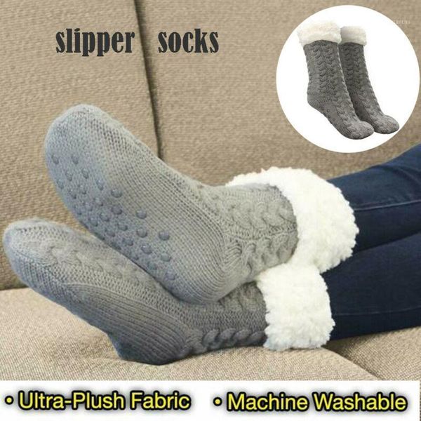 women winter autumn antislipper socks ladies warm fleece lined non-slip chunky slipper socks 4-71, Black;white
women winter autumn antislipper socks ladies warm fleece lined non-slip chunky slipper socks 4-71, Black;white