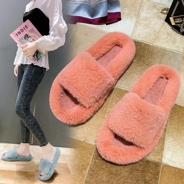 slippers winter fur plush outdoor house furry fashion faux warm shoes slip on women slides flat drop, Black
slippers winter fur plush outdoor house furry fashion faux warm shoes slip on women slides flat drop, Black