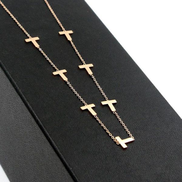 chains fashion jewel, 7 t letter splicing single necklace, fashionable personality arbitrary match with titanium steel clavicle jewelry, Silver
chains fashion jewel, 7 t letter splicing single necklace, fashionable personality arbitrary match with titanium steel clavicle jewelry, Silver