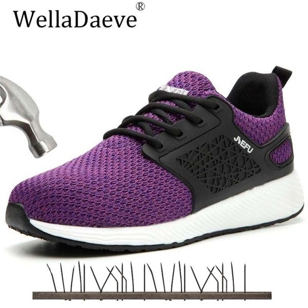 men and women steel toe air work safety shoes lightweight construction outdoor sneaker anti-smashing puncture proof ankle boots y200915, Black;brown
men and women steel toe air work safety shoes lightweight construction outdoor sneaker anti-smashing puncture proof ankle boots y200915, Black;brown