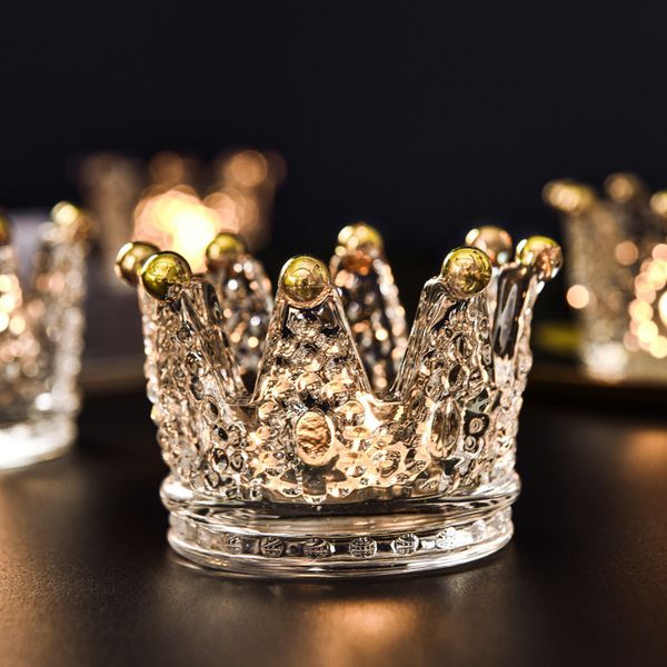 glass crown candle holders romantic candlelight dinner props restaurant deskdecorations ornament candlesticks
glass crown candle holders romantic candlelight dinner props restaurant deskdecorations ornament candlesticks