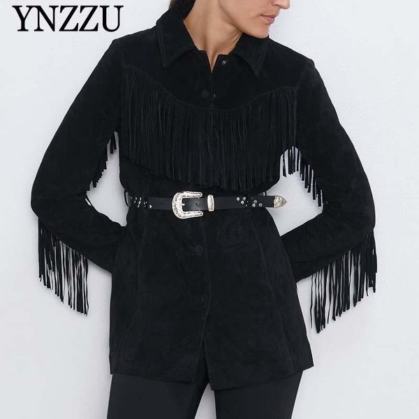 black women tassel faux leather jacket 2020 new arrival with belt long sleeve female outwear coats loose fashion ynzzu 9o0341, Black;brown
black women tassel faux leather jacket 2020 new arrival with belt long sleeve female outwear coats loose fashion ynzzu 9o0341, Black;brown