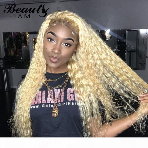 613 honey blonde deep wave lace front human hair wigs for women curly glueless bleached knot pre plucked wig with baby hair, Black
613 honey blonde deep wave lace front human hair wigs for women curly glueless bleached knot pre plucked wig with baby hair, Black