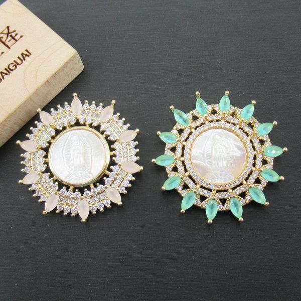 charms apdgg 35x35mm virgin mary white mop cameo shell gold plated cubic zircon cz paved connector necklace pendant jewelry diy, Bronze;silver
charms apdgg 35x35mm virgin mary white mop cameo shell gold plated cubic zircon cz paved connector necklace pendant jewelry diy, Bronze;silver