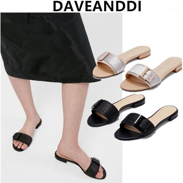 dave&di 2020 summer shoes women ins fashion blogger england style office lady simple metal buckle slippers women shoes woman1, Black
dave&di 2020 summer shoes women ins fashion blogger england style office lady simple metal buckle slippers women shoes woman1, Black