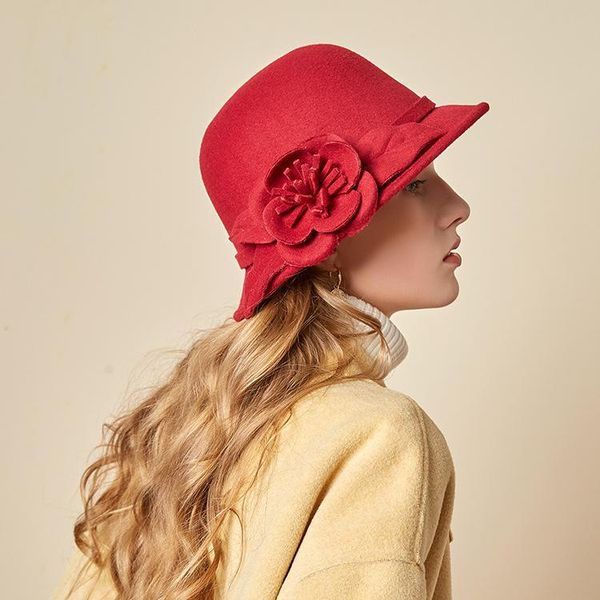 mingli tengda women winter wool hat british woolen basin hat fashion flower fisherman hats warm felt fedora fascinator caps, Blue;gray
mingli tengda women winter wool hat british woolen basin hat fashion flower fisherman hats warm felt fedora fascinator caps, Blue;gray