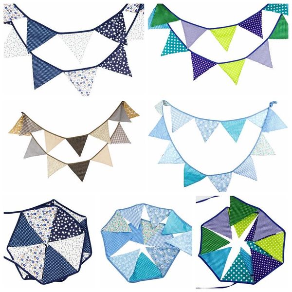 party decoration 12 flags 3.2m garlands for birthday cotton floral bunting banners pennant baby shower wedding garland
party decoration 12 flags 3.2m garlands for birthday cotton floral bunting banners pennant baby shower wedding garland