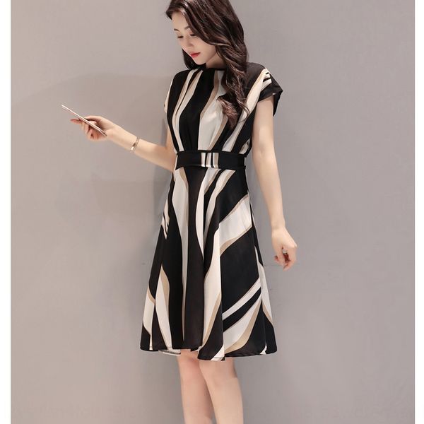 fashionable dress women's new summer slim temperament mid long striped long striped skirt skirt fashion qydl1, Black;gray
fashionable dress women's new summer slim temperament mid long striped long striped skirt skirt fashion qydl1, Black;gray