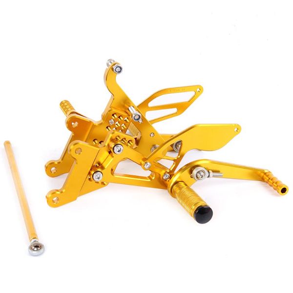 for yzf-r6 yzf r6 2005 2006 cnc aluminum motorcycle adjustable rearsets rear sets foot pegs pedal foot rests
for yzf-r6 yzf r6 2005 2006 cnc aluminum motorcycle adjustable rearsets rear sets foot pegs pedal foot rests