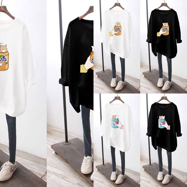 new autumn 2020 cotton long sleeve t- women's korean version of versatile casual women's spring coat t-shirt and autumn bottoming, White
new autumn 2020 cotton long sleeve t- women's korean version of versatile casual women's spring coat t-shirt and autumn bottoming, White