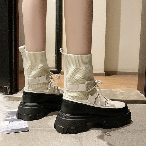 winter warm women elastic sock boots 2021 new fashion women high heel boots woman stretch shoes ankle lace-up botas mujer, Black
winter warm women elastic sock boots 2021 new fashion women high heel boots woman stretch shoes ankle lace-up botas mujer, Black