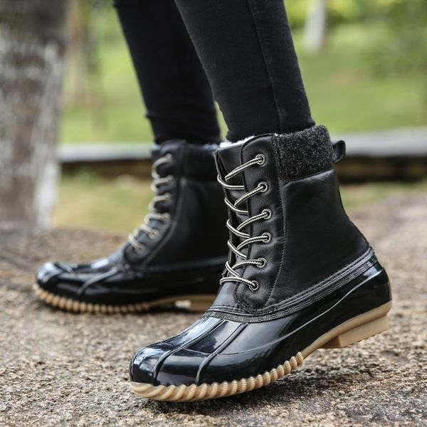 women's bean boot winter fluff lining cozy middle calf lace-up casual shoes beige women's shoes waterproof snow boots, Black
women's bean boot winter fluff lining cozy middle calf lace-up casual shoes beige women's shoes waterproof snow boots, Black