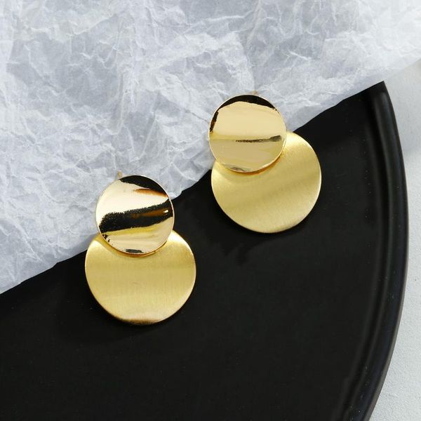 aensoa minimalist style gold color geometric earrings for women fashion metal double round hanging earring 2020 female jewelry, Silver
aensoa minimalist style gold color geometric earrings for women fashion metal double round hanging earring 2020 female jewelry, Silver