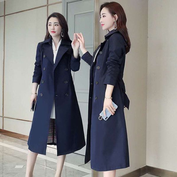 new 2021 autumn long trench double breasted thin female fashion jacket office coat 1 1h9e, Tan;black
new 2021 autumn long trench double breasted thin female fashion jacket office coat 1 1h9e, Tan;black