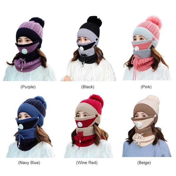 3pcs/set winter women knitted hat scarf outdoor sports cycling skiing skating fleece warm face mask neck caps scarf set kit, Black;white
3pcs/set winter women knitted hat scarf outdoor sports cycling skiing skating fleece warm face mask neck caps scarf set kit, Black;white