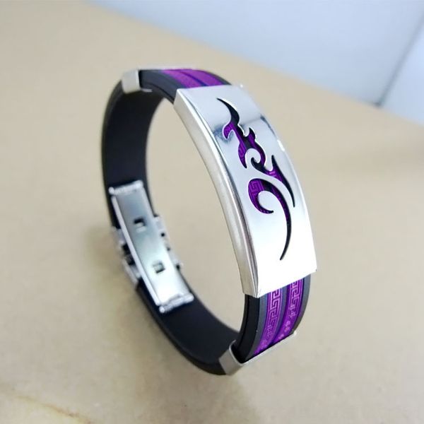 personalized korean cross lk flame great wall titanium silicone jewelry bracelet jewelrysteel men's silicone bracelet fashion men, Golden;silver
personalized korean cross lk flame great wall titanium silicone jewelry bracelet jewelrysteel men's silicone bracelet fashion men, Golden;silver