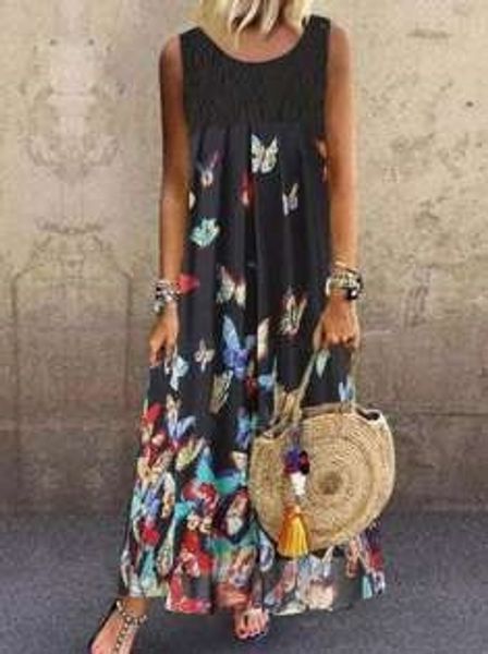 2020 fashion printed long 2020 women's fashion butterfly butterfly printed dress women's long dress mpcf9, Black;gray
2020 fashion printed long 2020 women's fashion butterfly butterfly printed dress women's long dress mpcf9, Black;gray