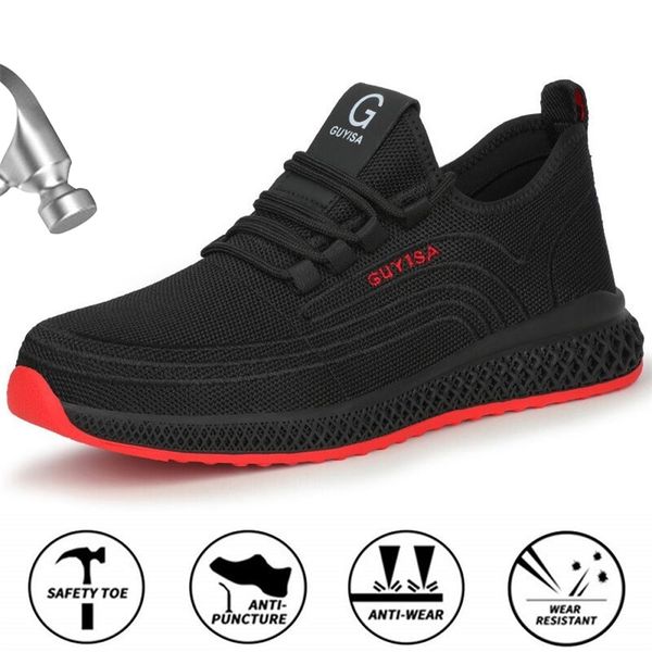 manlegu new 36-48 lightweight men steel toe boots anti-piercing breathable working man safety shoes y200915, Black;brown
manlegu new 36-48 lightweight men steel toe boots anti-piercing breathable working man safety shoes y200915, Black;brown