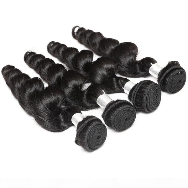 12a loose wave raw human hair 4bundles with natural color quality brazilian peruvian malaysian indian hair 12-30inch, Black
12a loose wave raw human hair 4bundles with natural color quality brazilian peruvian malaysian indian hair 12-30inch, Black
