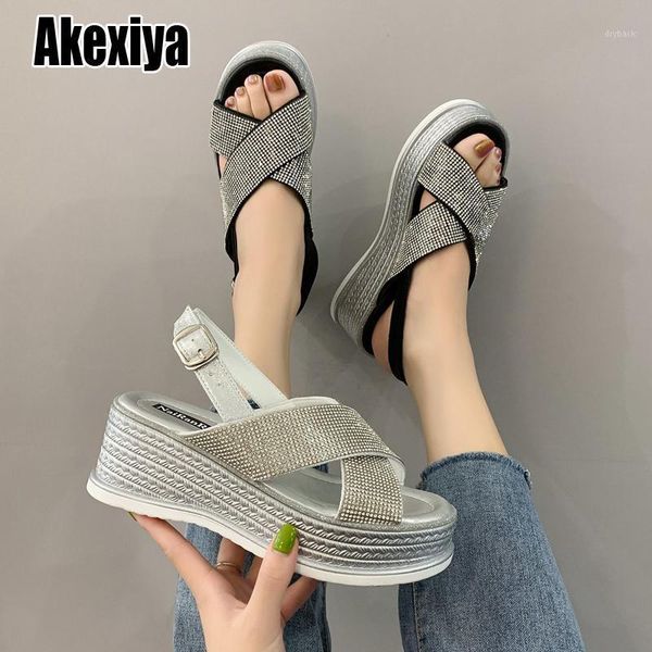 sandals platform women's 2021 summer fashion women chunky beach sandal rhinestone comfortable sandalias mujer o0301, Black
sandals platform women's 2021 summer fashion women chunky beach sandal rhinestone comfortable sandalias mujer o0301, Black