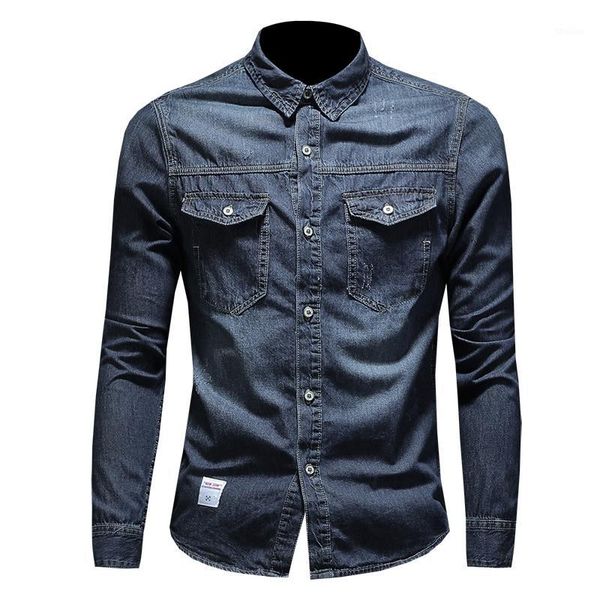 men's casual shirts denim shirt men 2021 fashion slim solid long sleeve blue plus size cotton men's clothing 4xl1, White;black
men's casual shirts denim shirt men 2021 fashion slim solid long sleeve blue plus size cotton men's clothing 4xl1, White;black