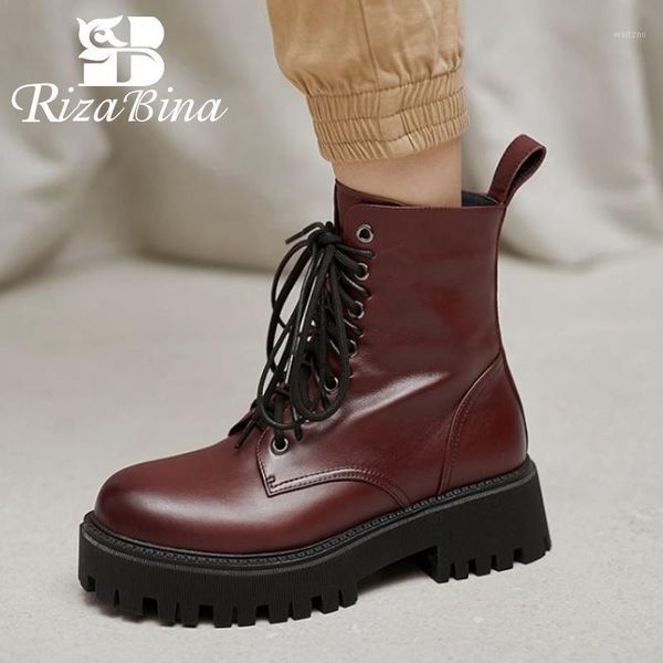 rizabina real leather women ankle boots sport round toe flats zipper shoes winter boots women party footwear size 35-401, Black
rizabina real leather women ankle boots sport round toe flats zipper shoes winter boots women party footwear size 35-401, Black