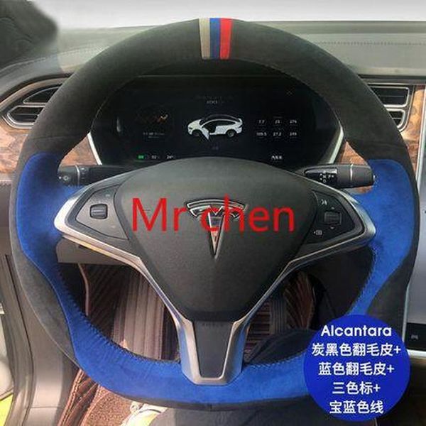 diy leather hand sewn steering wheel cover suede for tesla model 3 model s x automotive interior special-purpose
diy leather hand sewn steering wheel cover suede for tesla model 3 model s x automotive interior special-purpose