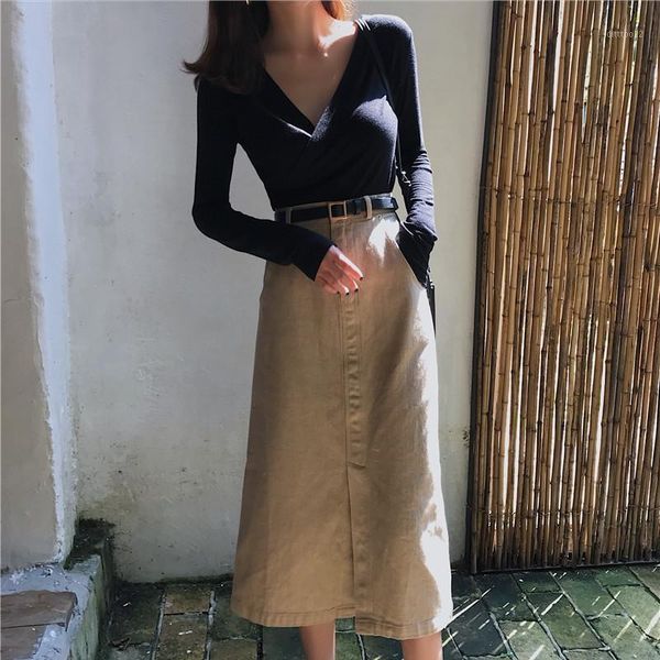 women's tracksuits skirt set elegant korean high-grade v-neck long sleeve t shirt & casual half-length women ladies clothes1, Gray
women's tracksuits skirt set elegant korean high-grade v-neck long sleeve t shirt & casual half-length women ladies clothes1, Gray