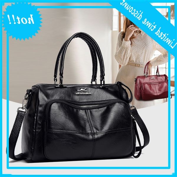 vintage plate pattern soft leather boston shoulder pure color simple handling bags for women luxury quality messenger bag
vintage plate pattern soft leather boston shoulder pure color simple handling bags for women luxury quality messenger bag