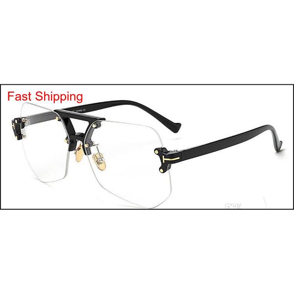 97301 2017 new transparent fashion sunglasses don't gauge frameless side spri qylnhk new_dhbest, Black
97301 2017 new transparent fashion sunglasses don't gauge frameless side spri qylnhk new_dhbest, Black