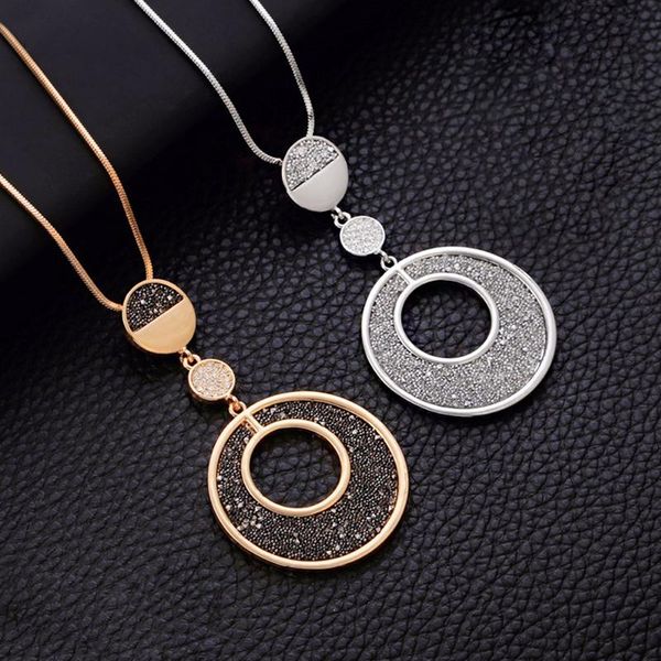 pendant necklaces fashion gold geometric chain necklace for women creative ladies wedding party jewelry girl year gifts accessories, Silver
pendant necklaces fashion gold geometric chain necklace for women creative ladies wedding party jewelry girl year gifts accessories, Silver