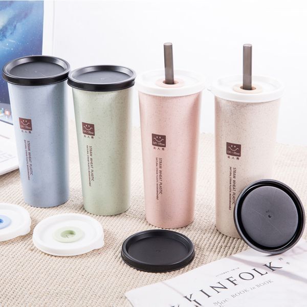 1pc portable handy wheat straw water cup with lid double lid cola coffee plastic travel water cup home office gift
1pc portable handy wheat straw water cup with lid double lid cola coffee plastic travel water cup home office gift