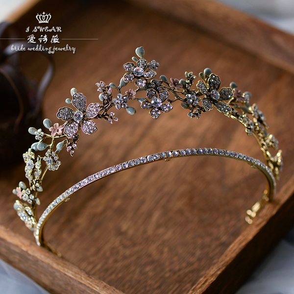 aisiwei simple japanese and korean brides water diamond alloy hair ornament wedding dress banquet crown headdress accessories, Silver
aisiwei simple japanese and korean brides water diamond alloy hair ornament wedding dress banquet crown headdress accessories, Silver