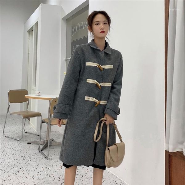2020wool coat women long sleeve collar outwear long jacket korean casual winter elegant overcoat women woolen coat1, Black
2020wool coat women long sleeve collar outwear long jacket korean casual winter elegant overcoat women woolen coat1, Black