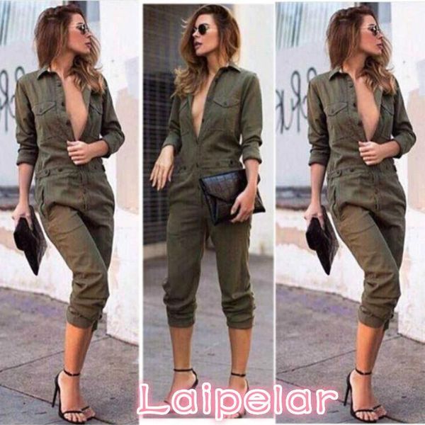 fashion casual army green jumpsuit womens v-neck ladies evening clubwear nightout party playsuit pocket selling1, Black;white
fashion casual army green jumpsuit womens v-neck ladies evening clubwear nightout party playsuit pocket selling1, Black;white